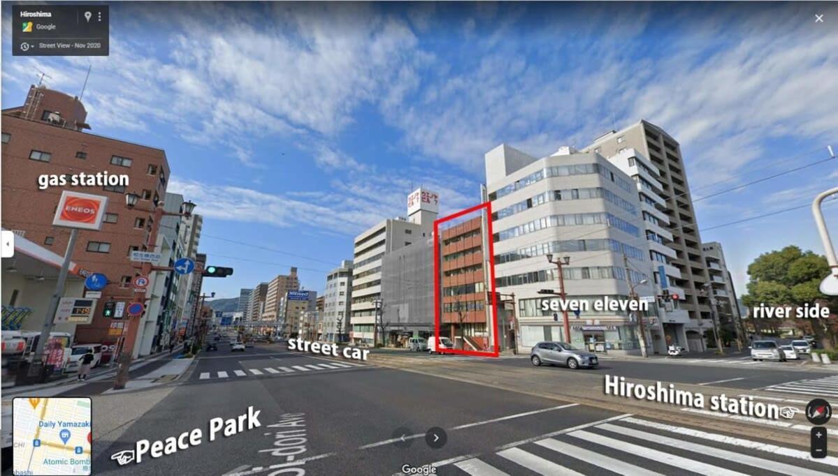 Bhotel Dai3Himawari - 2Br Good For 6Ppl Overlooking Peace Park With Wifi! Hiroshima Buitenkant foto